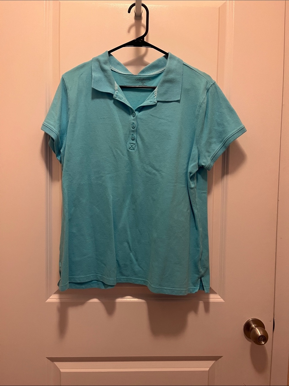 Croft & Barrow Women’s Aqua Stretch Polo Shirt